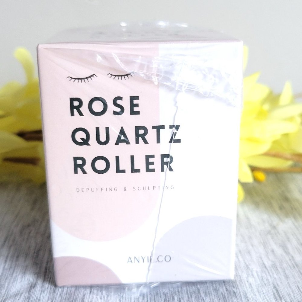Rose Quartz Eye Roller - Depuffing & Sculpting